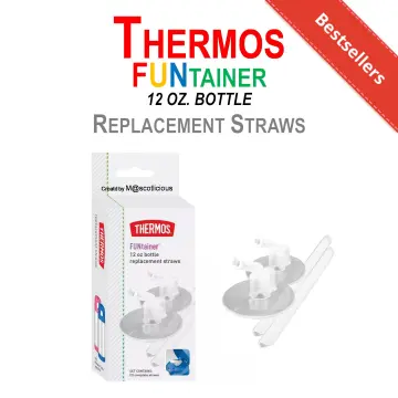 2Pcs Replacement Straws for Thermos 12 Ounce Funtainer Bottle F401