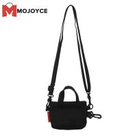 MOJOYCE กลางแจ้งไนล่อนสีทึบกระเป๋า Messenger เลดี้ผู้ชายซิปกระเป๋า Crossbody ขนาดเล็ก