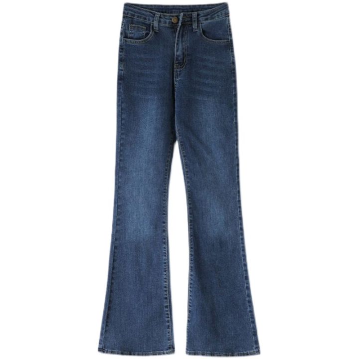 port-of-chic-taste-bootleg-jeans-new-female-summer-show-thin-tall-waist-trousers-little-tight-horseshoe-bellbottoms