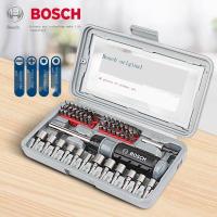 Bosch ไขควงหัวไขควงวงล้อ46ชิ้น,เครื่องมือชุดชุดไขควงไขควงประแจหกเหลี่ยมกากบาท