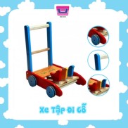 Xe tập đi bằng gỗ 3 con gà cao cấp Đại Vĩ