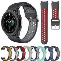 สายนาฬิกา Samsung Galaxy Watch 4 40มม. 44มม./นาฬิกา4 Classic 42มม. 46มม.,สายนาฬิกาข้อมืออะไหล่สายซิลิโคนของแท้ระบายอากาศได้ดี