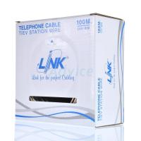 LINK Cable Telephone (100m/Box) (UL-1022) 2 CORE, 24 AWG Original