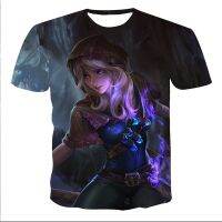 2023 NEW Summer Fashion League of Legends Boys and Girls 3D Printed T-shirt Hip Hop Casual Kids