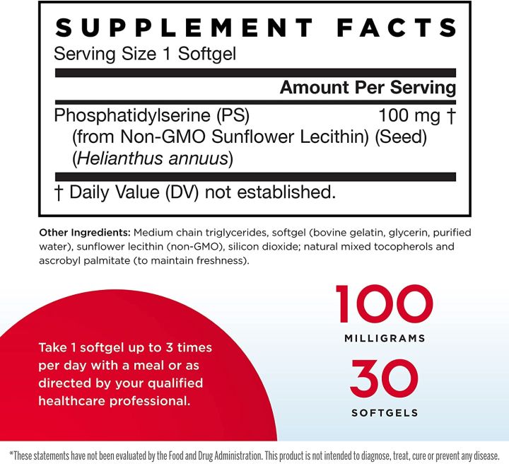 ฟอสฟาติดิลซีรีน-ps-100-phosphatidylserine-100-mg-30-softgels-jarrow-formulas