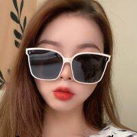 (JIUERBA)COD Fashion Oversized Frame Sunglasses Women R Square Glass Sun Glasses Female Eyeglasses Lady Eyewear