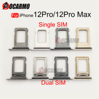 Aocarmo Sim Tray Holder For iPhone 12 Pro Max 12Pro SIM Card Tray Slot Holder Adapter Socket-SOPO STORE