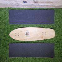 [0303] Surf skate grip tape 83x26cm ตัดลายตำแหน่งวางเท้า สติ๊กเกอร์กระดาษทรายสเก็ตบอร์ด