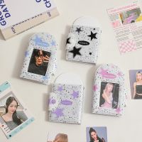 Ins Star 3 Inch Photocard Holder With Buckle Chic Double Sided Photo Album 20Sheets Pink Blue Kpop Binder Photocards Accessories