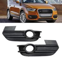 Anti-Fog Light Frame Air Deflector Grille Bumper Fog Light Grille Car for Audi Q3 2012-2015 8U0807681A 8U0807682A