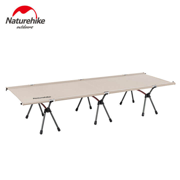 Naturehike ultralight outdoor folding bed portable single aluminum