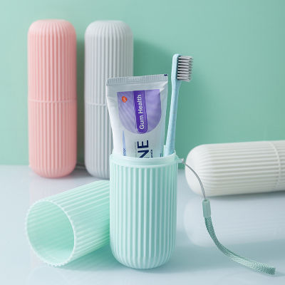 1Pc กล่องเก็บแปรงสีฟันแบบพกพาผู้ถือแปรงสีฟันซักผ้ายาสีฟันสำหรับ Home School Travel คอนเทนเนอร์ New Arrival