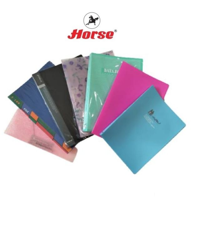 horse-ตราม้า-แฟ้มหนีบกระดาษ-ซื้อ1แถม1-คละแบบ