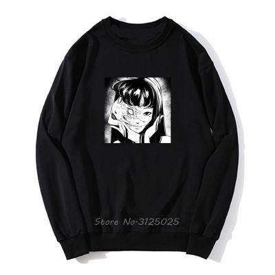 Junji Ito hoodies Japanese Anime Manga Japan Weeaboo Otaku Horror Hoodie Men Autumn Winter Pullover Sweatshirt Streetwear