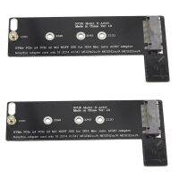 2X New NVMe M2 SSD Converter Card to for Apply Mac Mini 2014 A1347 MEGEN2 MEGEQ2 Adapter