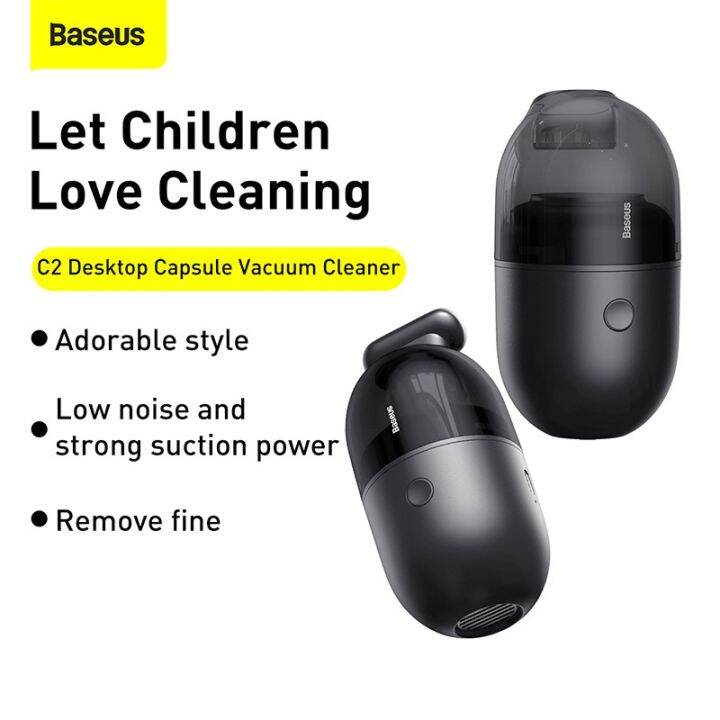 baseus-เครื่องดูดฝุ่นไร้สาย-c2-mini-desktop-vacuum-cleaner-portable-desk-cleaning-tool-for-pc-laptop-keyboard-school-classroom-office-amp-home-children-vacuum-cleaner