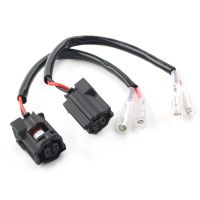 2Pcs OEM Motorcycle Type 2-Wire Turn Signal Indicator Wi Connectors Plug Adapters Connector Wire Harness For Yamaha MT10