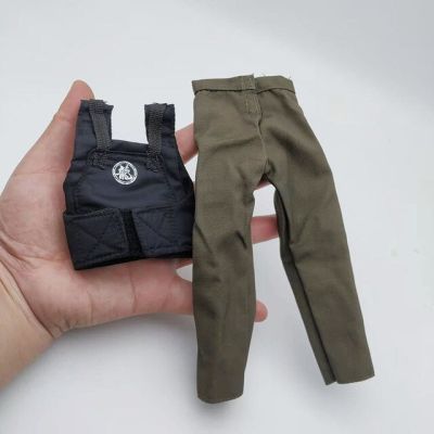 โมเดล Rompi Anti-Peluru สีดำขนาด1/6กางเกงผ้าสำหรับของเล่นตุ๊กตาขยับแขนขาได้ขนาด12นิ้ว