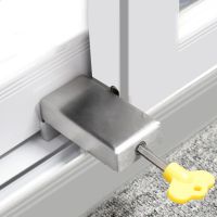 ❧☸✆ Child Protection Window Locks Stopper Safety Adjustable Aluminum Alloy Sliding Window Safety Lock Anti-theft Window Lock