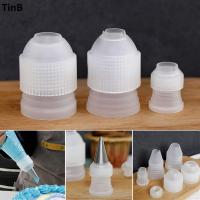 ✿ 3 pcs S/M/L Plastic Icing piping bag converter adapter set cream nozzle pipeline coupler cake decorating tool for Russian Nozzle