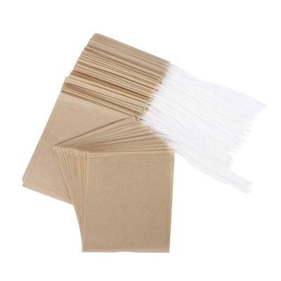 HOT SALE 300PCS Tea Filter Bags Disposable Paper Tea Bag with Drawstring Safe Strong Penetration Unbleached Paper for Loose Lea