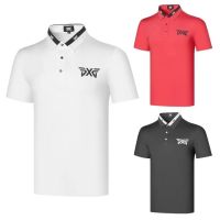 Pxg เสื้อยืดกอล์ฟแขนสั้น,เสื้อเบสบอลลำลองเสื้อผ้าระบายอากาศแห้งเร็วฤดูร้อนสำหรับผู้ชายและผู้หญิงสามารถปรับแต่งได้