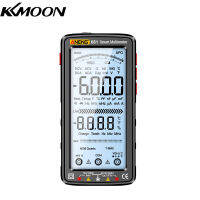 KKmoon ANENG 681เครื่องวัดกระแสไฟฟ้าอเนกประสงค์,6000เครื่องมัลติมิเตอร์แบบดิจิทัลกันการเผาไหม้แบบอัจฉริยะเครื่องทดสอบ NCV จอ LCD ขนาดใหญ่ขนาด5นิ้วพร้อมไฟฉายแบ็คไลท์สำหรับการวัดแรงดันไฟฟ้าความต้านทางกระแสไฟความถี่การเปิด/ปิด