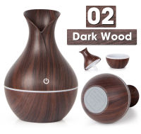 Air Humidifier Household Electric USB LED Mist Maker Colorful Night Light Wood Grain Ultrasound Aroma Diffuser Moisturize filter