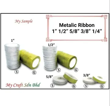 SHIOK 4cm Glitter Organza Ribbon For Flower Arrangement Bouquet