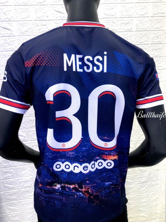 เสื้อเมสซี่-messi-พิมพ์ลายทั้งตัว-ผ้าเม็ดข้าวโพด