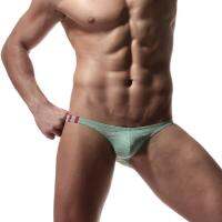 Mens Underwear Lycra Comfortable Medium And Low Belt U Convex Breifs E-022