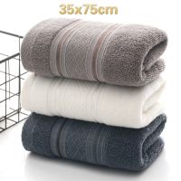 สไตล์อังกฤษที่เรียบง่ายสีทึบธรรมดาแบบผู้ชาย Washcloth ท่องเที่ยวโรงแรมผ้าขนหนูอาบน้ำเสื้อคลุมอาบน้ำตั้งแคมป์ยิมแบบพกพาผ้าขนหนูใบหน้า