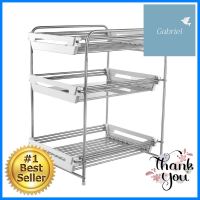 ชั้นวางของสเตนเลสสไลด์ 3 ชั้น KECH HBS-033-TIER SHELF UNIT KECH HBS-03 **ด่วน ของมีจำนวนจำกัด**