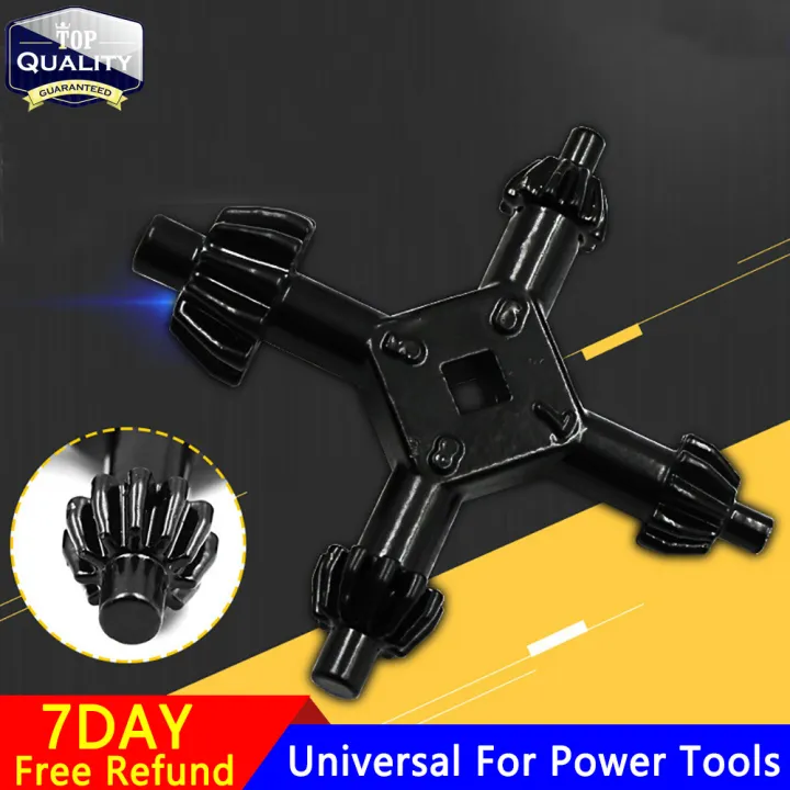 【Universal】1Pcs Drills Chuck Key 4 Way Drill Press Chuck Chucks