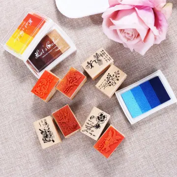 Ink Pad Ink Stamp Pad for DIY Craft Rubber Self Inking Roller Stamps  Stationery Album for Scrapbooking Paper Decoration