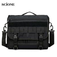 Molle Military Laptop Bag Tactical Messenger Bags Computer Backpack Fanny Belt Shouder Camping Outdoor Sports Army Bag XA156A