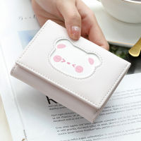 Short Wallet Purse Wallet Card Holders Hasp Cartoon Crop Wallet Cute Wallet Leather Passport Bag Female Wallet