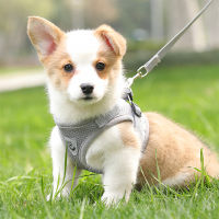 Dog animal Harness for Chihuahua Pug Small Medium Dogs Nylon Mesh Puppy Cat Harnesses Vest Reflective Walking Lead Leash Petshop