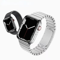 Metal Stainless Steel Strap For 7 6 5 4 45mm 41mm 44mm 40mm High-end smart watch wristbands For 3 2 42mm 38mm