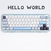 HELLO WORLD keycaps cherry profile Dye-Sublimation PBT keycap 143keys