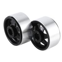 4Pcs 1.9 Inch Metal Beadlock Wheel Hub Rim for 1/10 RC Crawler Axial SCX10 II III TRX4 D90