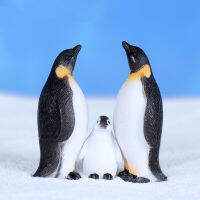 ผสม 3 ชิ้น Penguin Figurine Miniatures ตกแต่งอุปกรณ์เสริม Figurines Penguin รูปปั้นเดสก์ท็อปตกแต่งสวน-gnxfnxfhnxfnxff