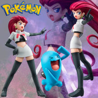 Model โมเดล Figure ฟิกเกอร์ จากการ์ตูนเรื่อง G.E.M Pokemon Series Team Rocket แก๊งร็อคเก็ต โปเกมอน Musashi &amp; Sonans มูซาชิ &amp; โซนานส์ Jessie &amp; Wobbuffet เจสซี่ &amp; วอบบัฟเฟต Ver Anime อนิเมะ การ์ตูน มังงะ คอลเลกชัน ของขวัญ New Collection Doll ตุ๊กตา manga