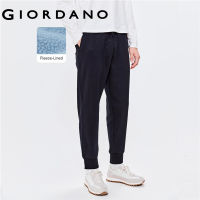 Giordanoผู้ชาย กางเกงกีฬาเอวยางยืดขนแกะคอมโพสิต Free Shipping 01112851