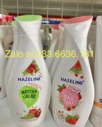 sữa dưỡng thể hazaline yến mạch dâu tằm và matcha lựu đỏ chai 230ml