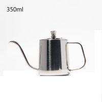 Drip Kettle 350ml 600ml Coffee Tea Pot Non-stick Coating Food Grade Stainless Steel Gooseneck Drip Kettle Swan Neck Thin Mouth