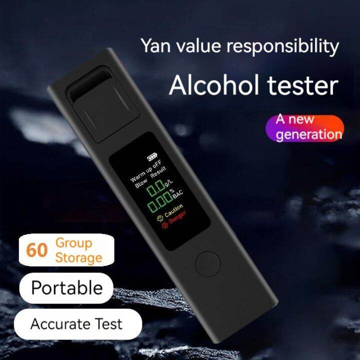 Breathalyzer blowing type traffic meter portable high precision ...