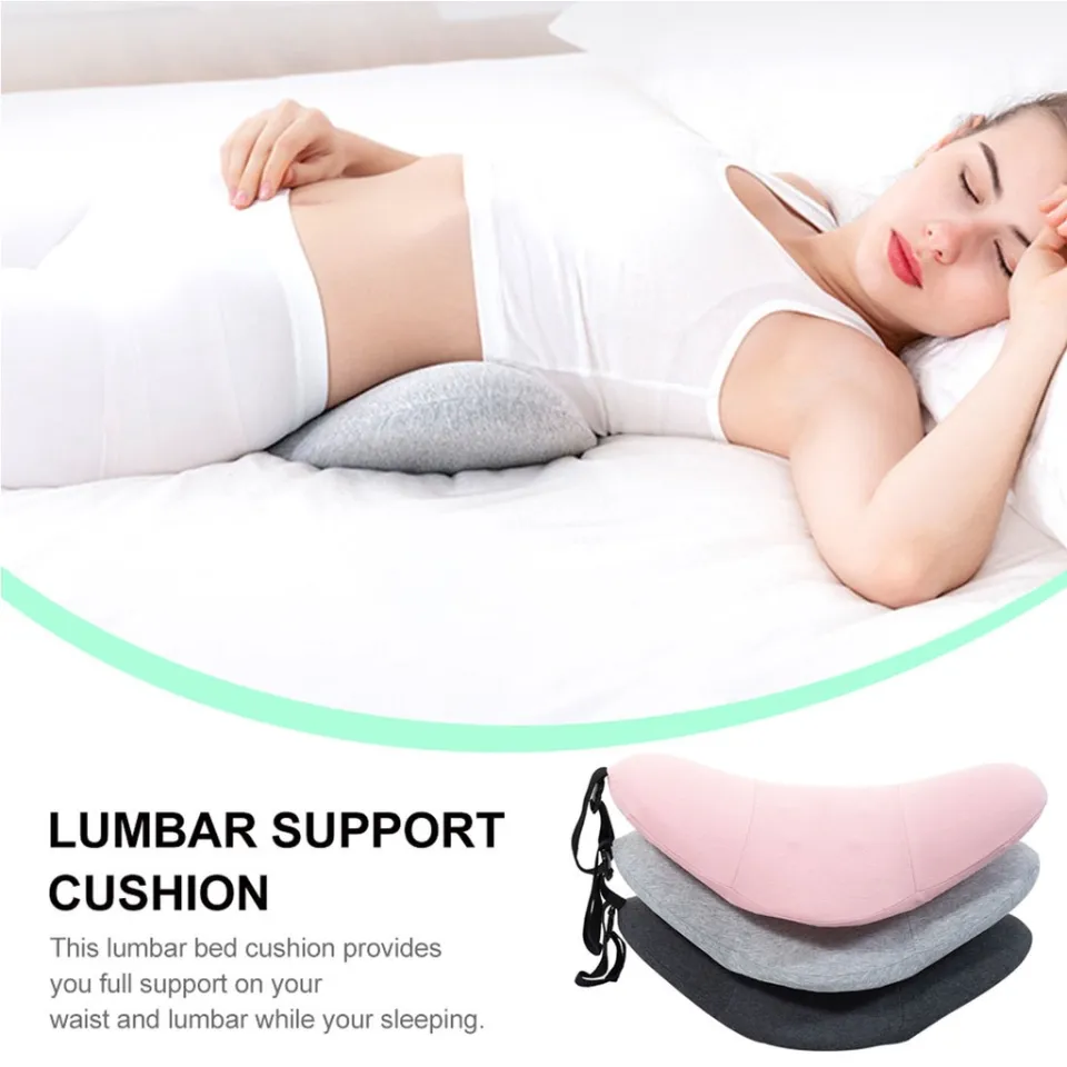 Memory Foam Waist Cushion Massage Back Orthopedic Pillow Lumbar