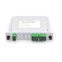 1X4 Sc Apc Splitter กล่องตลับเทปใยแก้วนำแสงเอสซี Splitter Optical Coupler Sc Cassette-Type 1X4ตัวแยกแสง