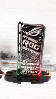 ตัวค้ำการ์ดจอแบบอะคริลิค รุ่น ROG ไฟ 5v3pin ARGB